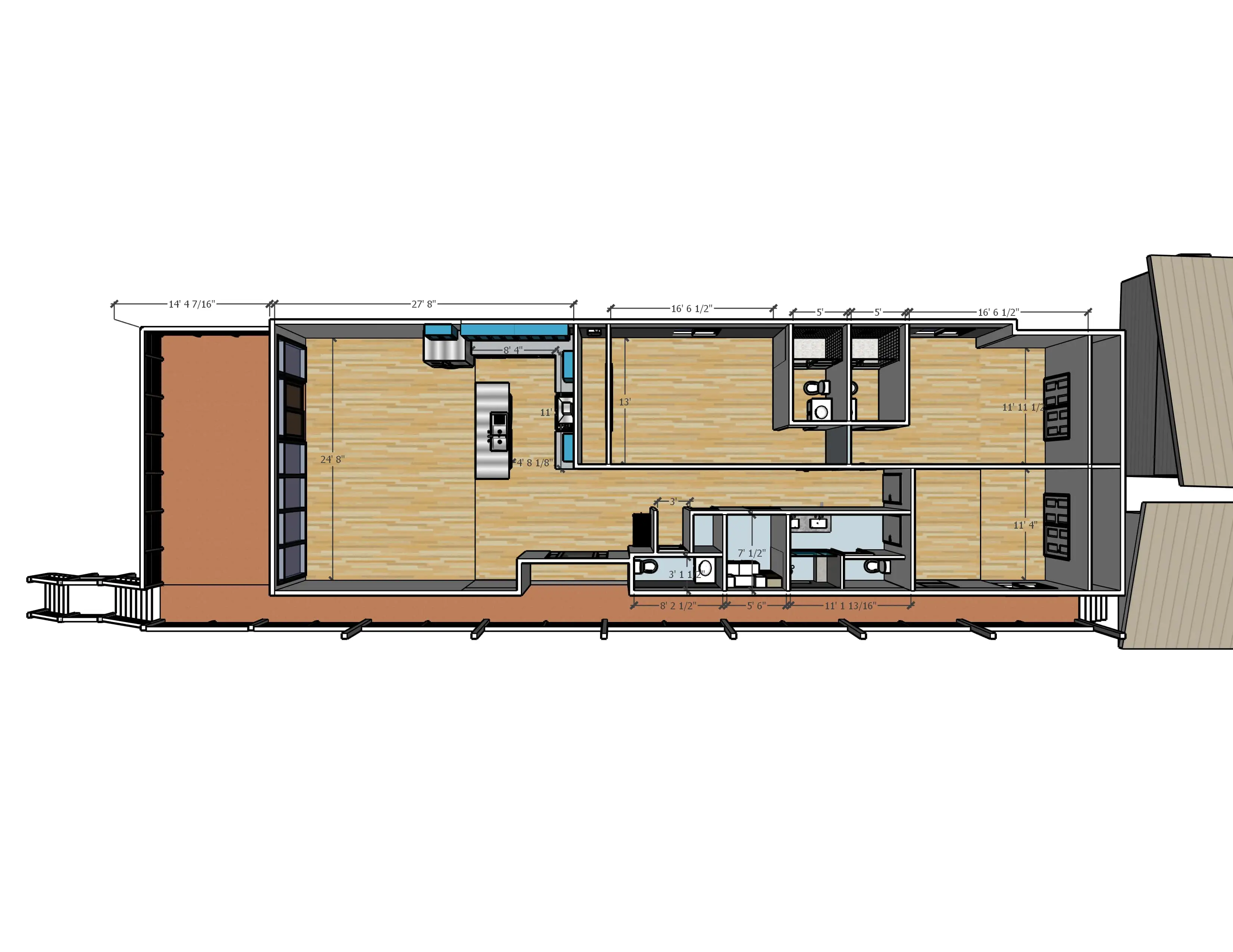 Interior Experience - Interior 3D visualization to validate flow and finishes.